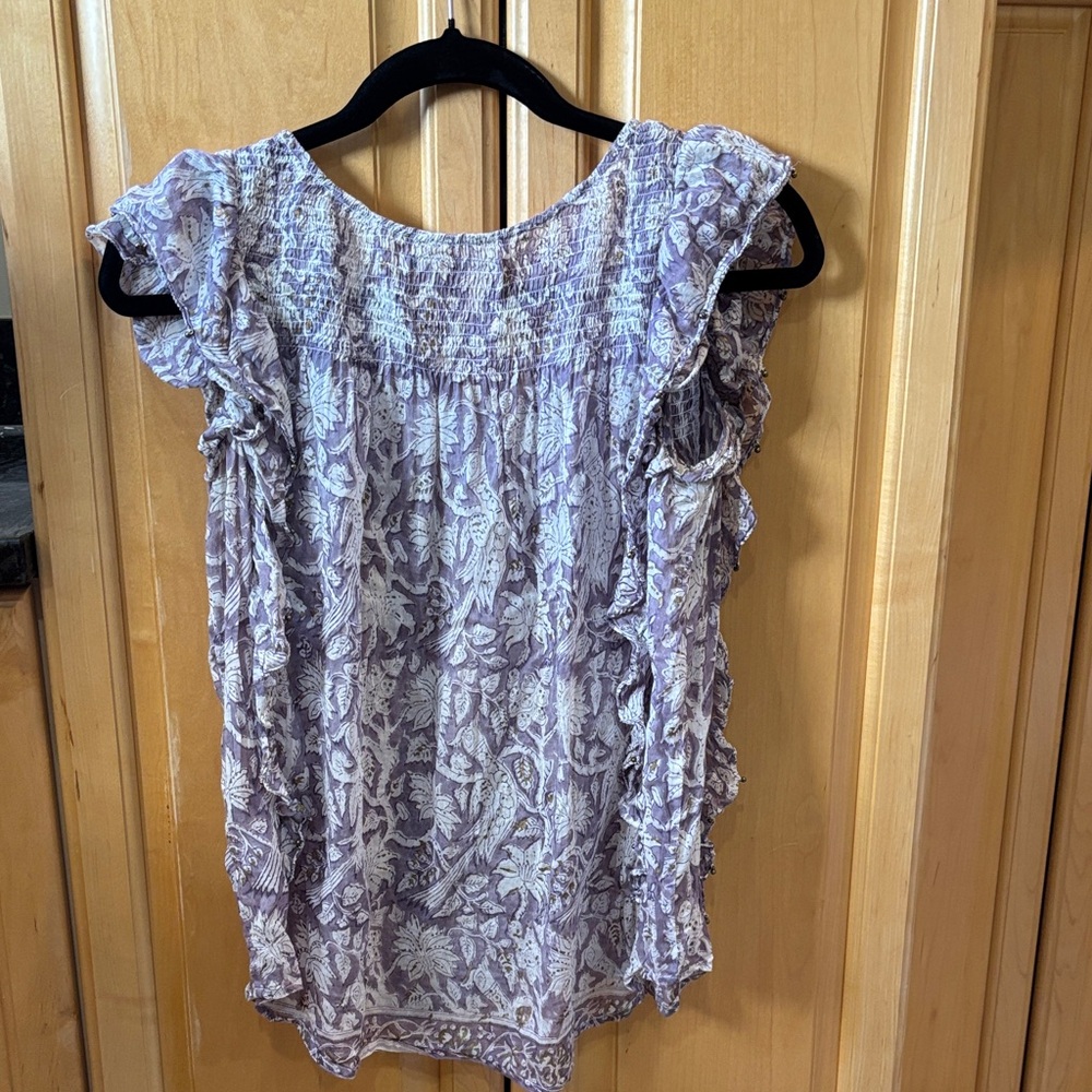 Bell Medium Lavender Blouse - image 5